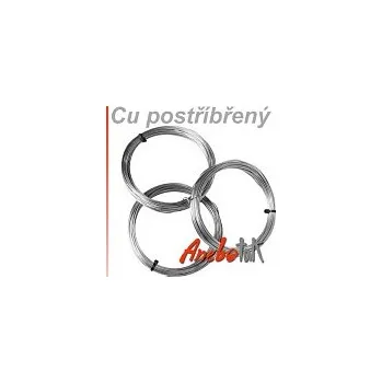 Vázací drát Ag postříbřený drát měkký, 1 mm, 10 m