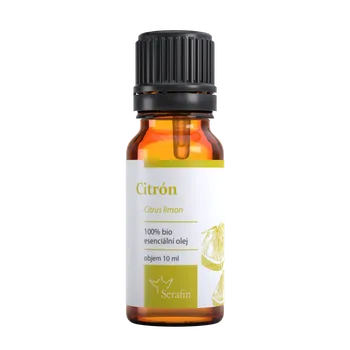 Svíčka Serafin - byliny s.r.o. Citrón - BIO esenciální olej 10 ml Serafin
