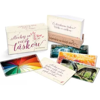 Nechaj sa viesť láskou s dreveným stojančekom - Sri Chinmoy