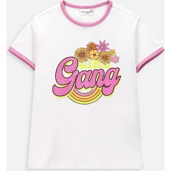 Dívčí Tričko 92 Bílé Tričko pro Dívku Coccodrillo WC4