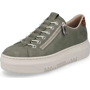 Dámská obuv Dámské tenisky RIEKER M1952-52 zelená S6 42