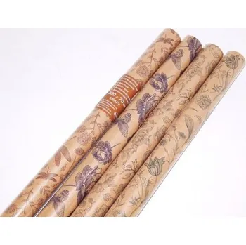 Balící papír Celoroční dárkový papír Pol-Mak 0,7x2m sestava 5 Kraft