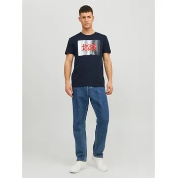Pánské tričko Jack & Jones T-Shirt Corp 12233999 Tmavomodrá Standard Fit S