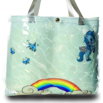 Průhledná Fóliová Taška Jednorožec - Hit