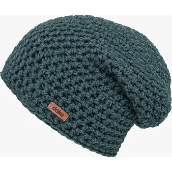 Čepice Doke háčkovaná čepice forest zelená uni