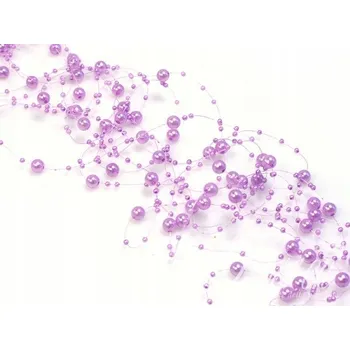 Obraz Perlové girlandy 6,5M DEKORACE SVATBA SVATEBNÍ HOSTINA