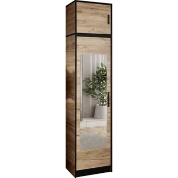 Šatní skříň Skříň šatní skříň se zrcadlem DIOR 54 1D s výsuvem