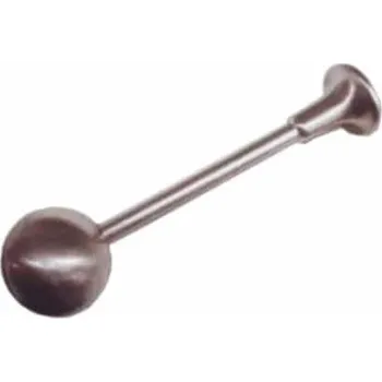 Příslušenství pro záclonu a závěs URBÁNEK Dekorační držák - Matný chrom