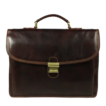 Pánská aktovka NovaKabelka.cz Kožená aktovka Romola Cafe