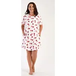 Vienetta Dámské domácí šaty s krátkým rukávem Valentýna -