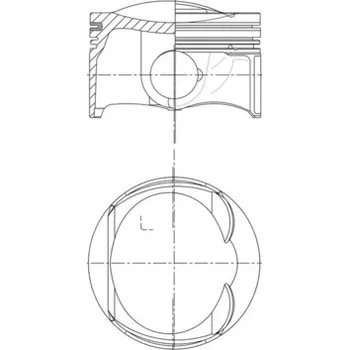 Píst motoru Píst MAHLE ORIGINAL 028 PI 00132 012
