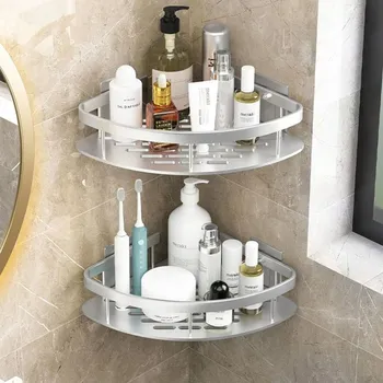 Drátěná police ROHOVÁ POLICE DO KOUPELNY ZÁVĚSNÁ POD SPRCHU LOFT