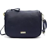 Kožená kabelka MiaMore 24-003 tmavě modrá