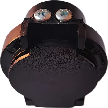 Plastový ventil s kontakty černý