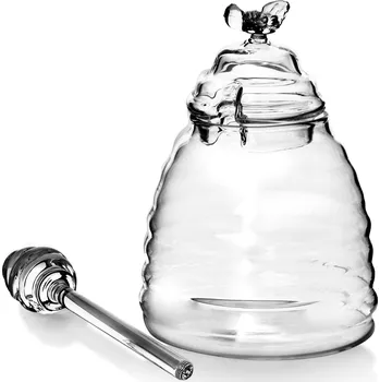 Sklenice Sklenice na med BASIC KITCHEN 500 ml transparentní