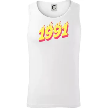 Pánské termoprádlo Narozeniny v ohni 1991 - Tílko pánské Core - 2XL ( Bílá )