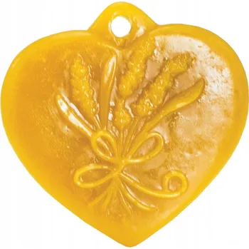 Přívěsek Silikonová forma - Srdce s levandulí - přívěsek