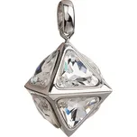 EVOLUTION GROUP CZ Stříbrný přívěsek s krystaly Swarovski bílý - 34809.1