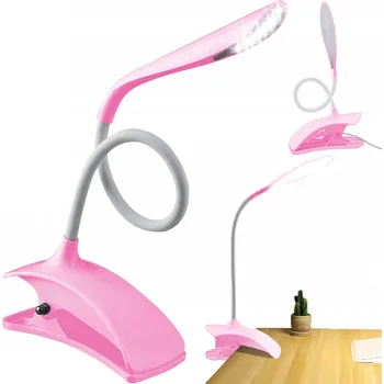 Lampička Stolní lampička FORTRADE Stolní lampička bílá, modrá, růžová, výkon až 3 W