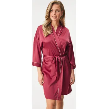 Dámské noční prádlo Saténový župan Satine krátký