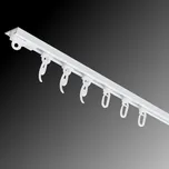 URBÁNEK Záclonové kolejnice AL090 - 72 cm, Standard + šnek