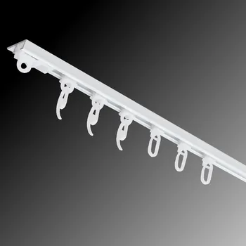 Garnýž URBÁNEK Záclonové kolejnice AL090 - 72 cm, Standard + šnek