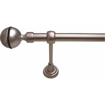 Garnýž URBÁNEK Garnýže kovové OP pr.19 mm matný chrom Dafne - 160 cm