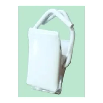 Uchycení záclony a závěsu URBÁNEK Skřipec kovový - Bílá