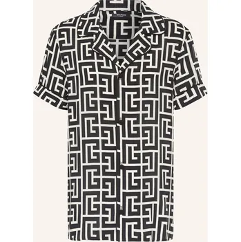 Pánská košile Balmain Pánská Košile Resort Regular Fit, krémová / černá, 54