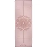 Gumová jóga podložka Sportago Amita 185x68x0,45 cm - růžová