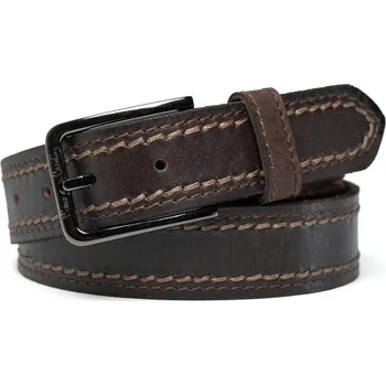 Opasek Kožený opasek Pierre Cardin 612 T.MORO