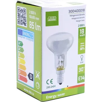 Osvětlení do terária Žárovka výhřevná 18W E14 (x)