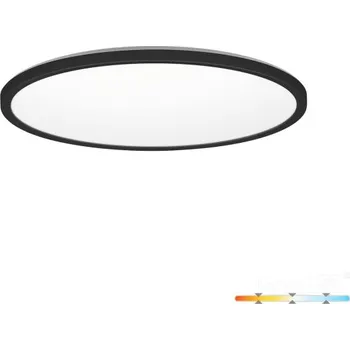 LED panel LED panel přisazený 12W IP54 kruh černý 1140 lm CCT change, záruka 3 roky