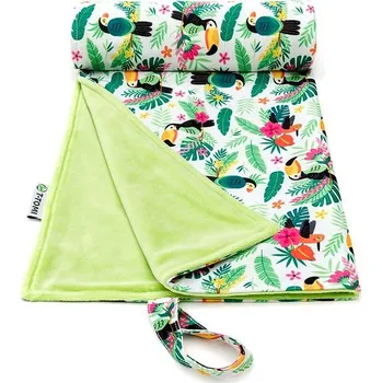 Přebalovací podložka T-TOMI přebalovací podložka Parrots - Colour, 50 × 70 cm