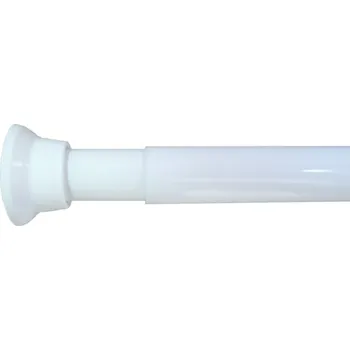 Tyč na sprchový závěs URBÁNEK Rozpěrná tyč bílá - 120 - 210 cm