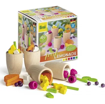 Dřevěná hračka Erzi - Německo Set potravin čerstvá limonáda