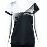 Crussis - Dámské sportovní tričko CRUSSIS - ONE, krátký rukáv, černá/bílá, vel. XL