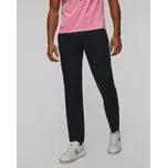 Tmavě Modré Lněné Pánské Kalhoty Alberto Lou-j - Pure Linen