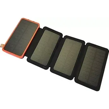 Powerbanka Solární powerbanka se 4 panely Beast 812971 - 20 000 mAh - Li-Polymer - červená