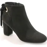 Blancheporte Kotníkové boty na podpatku, se sametovou mašlí