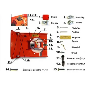 Přípravek na rovnání klikových hřídelí