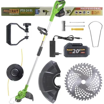 Strunová sekačka Aku vyžínač Procraft PTA24BL