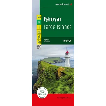 Wyspy Owcze mapa samochodowa turystyczna Freytag&Berndt NAJNOWSZE WYDANIE Kolektiv autorů