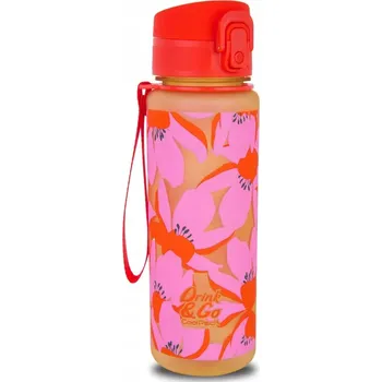 Láhev COOLPACK BRISK LAHEV NA PITÍ 600ML FLORES ROSA