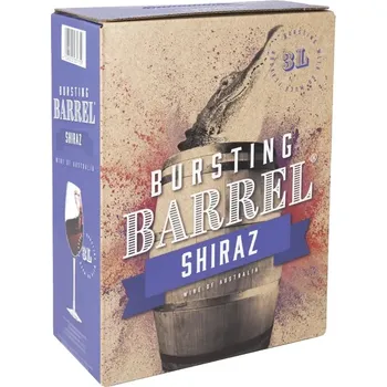 Víno Growers Wine Group Bursting Barrel Shiraz, bag in box, 3l