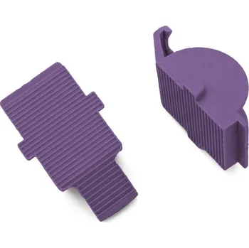 Kolečkové brusle Breezy Rollers - Sada náhradních krytek - Purple