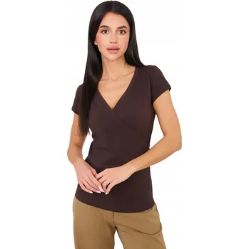 Dámské tričko s výstřihem do V Rue Paris velikost S