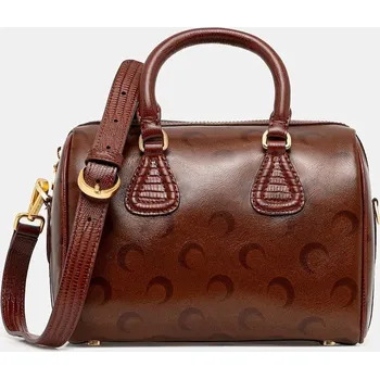 Kožená kabelka Marine Serre Moon Airbrushed Leather Strike, ONE SIZE, hnědá, 88X