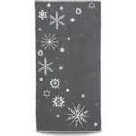 Ručník Veba ZOE Kouzlo zimy IV. tmavá šedá Velikost: 50x100 cm 149540361