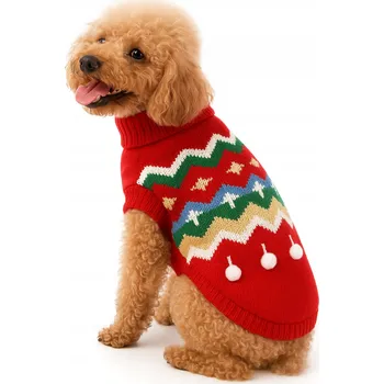 Obleček pro psa OBLEČENÍ VESTA SVETR PRO PSA KOČKU OBLEČEK BUNDA SVETŘÍK ZIMNÍ S